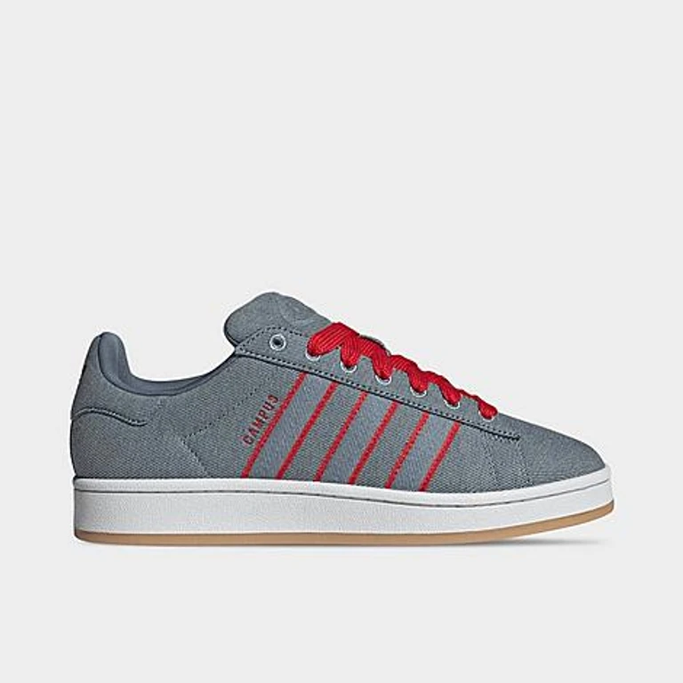 adidas Men's Originals Campus 00s Casual Shoes in Steel/Cloud White/Gum Size: 7.5