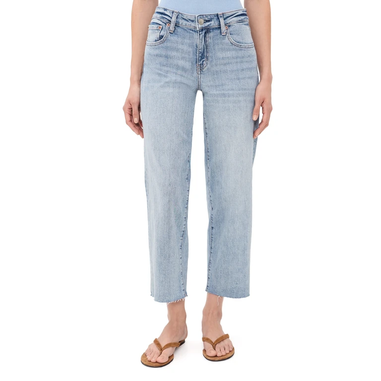 DAZE Low Rise Straight Crop Jeans Obviously Vintage 26
