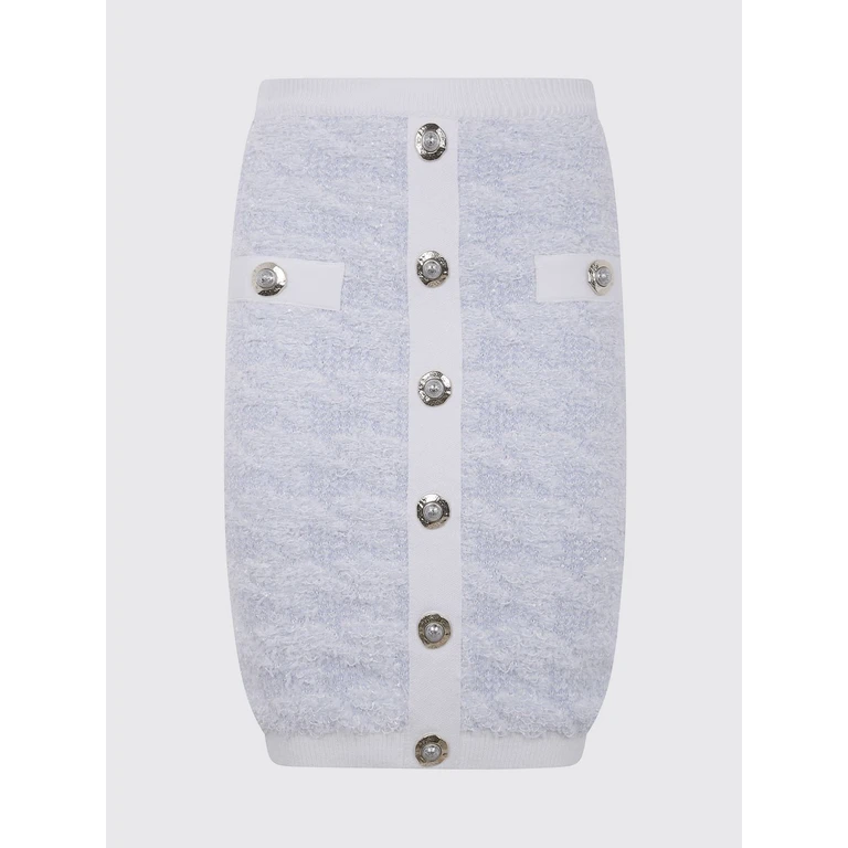 Skirt Woman color Blue (FF1LC016KI72SOM)