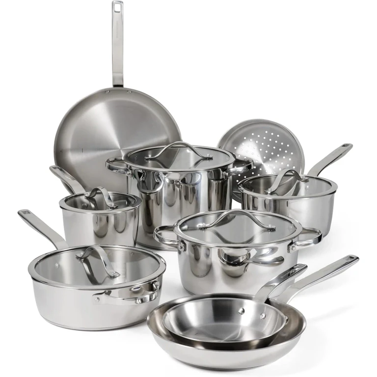 Tempo Tri-Ply Base Stainless Steel 14-Piece Cookware Set