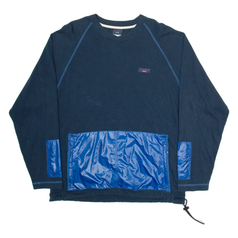 TOMMY JEANS Mens Sweatshirt Blue L