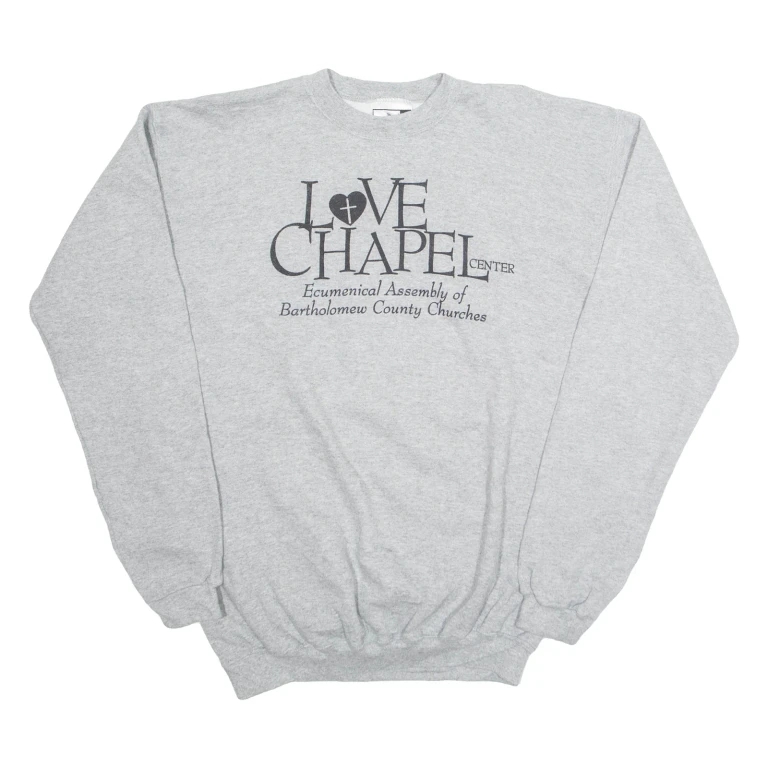 PUMA Love Chapel Center Mens Sweatshirt Grey USA XL