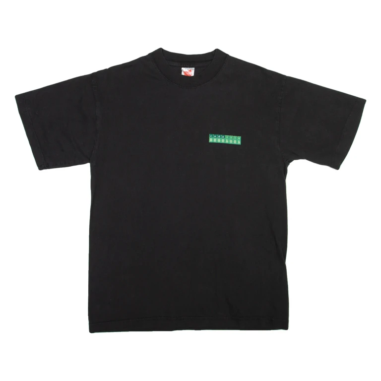 HANES Codezone Mens T-Shirt Black M