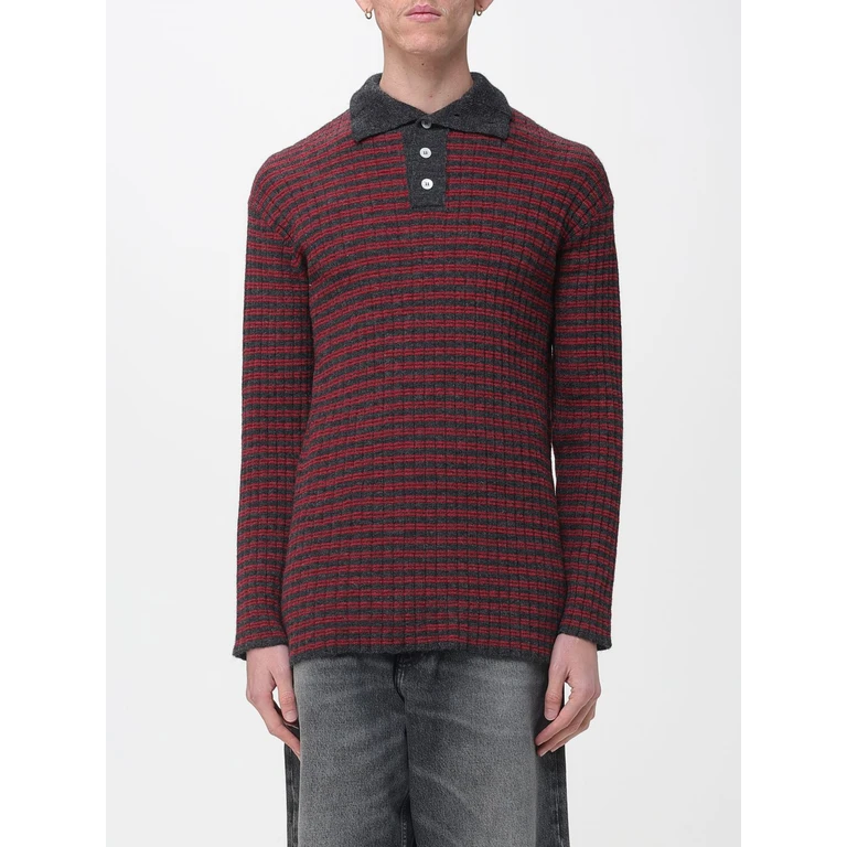Polo Shirt Men color Grey (7907060GREYBORDAUX)