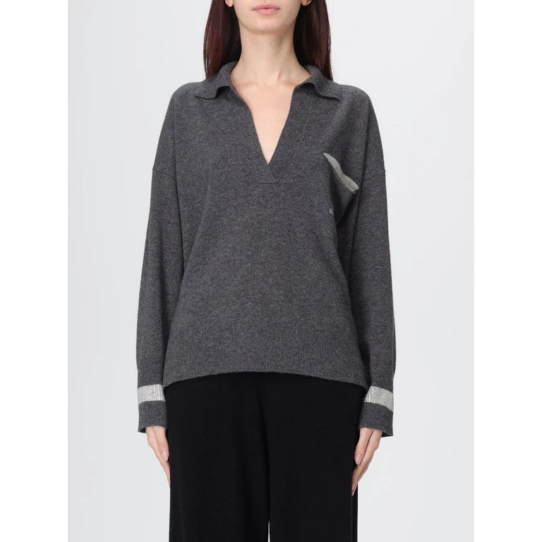 Polo Shirt Woman color Charcoal (D47EM022EO4MFA98)