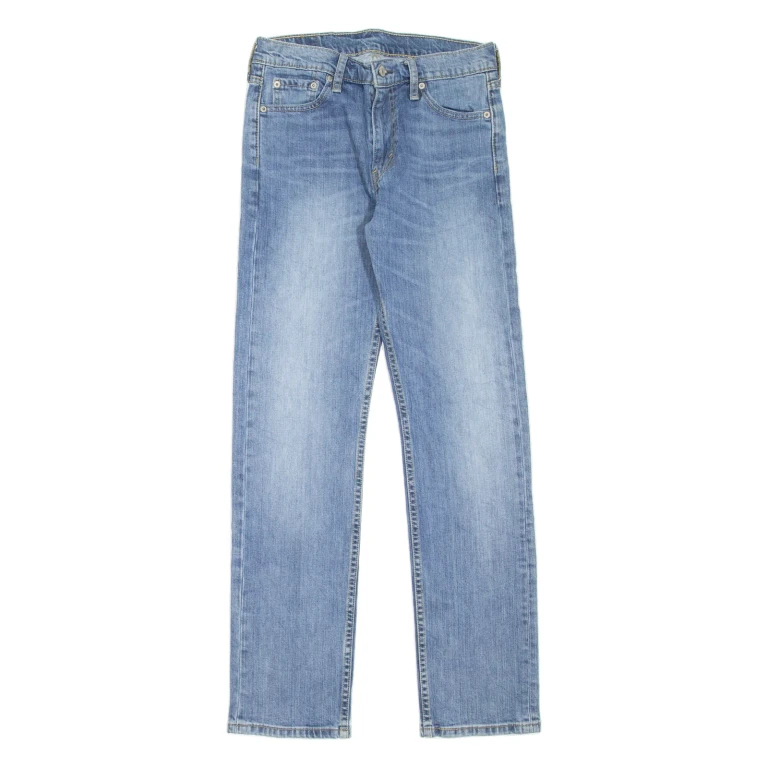 LEVI'S 513 Jeans Mens Blue Slim Straight Stone Wash W30 L32