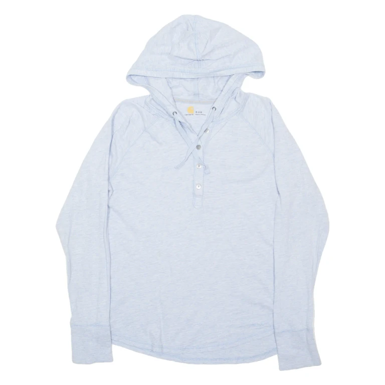 CARHARTT Lightweight Womens Blue Hoodie S
