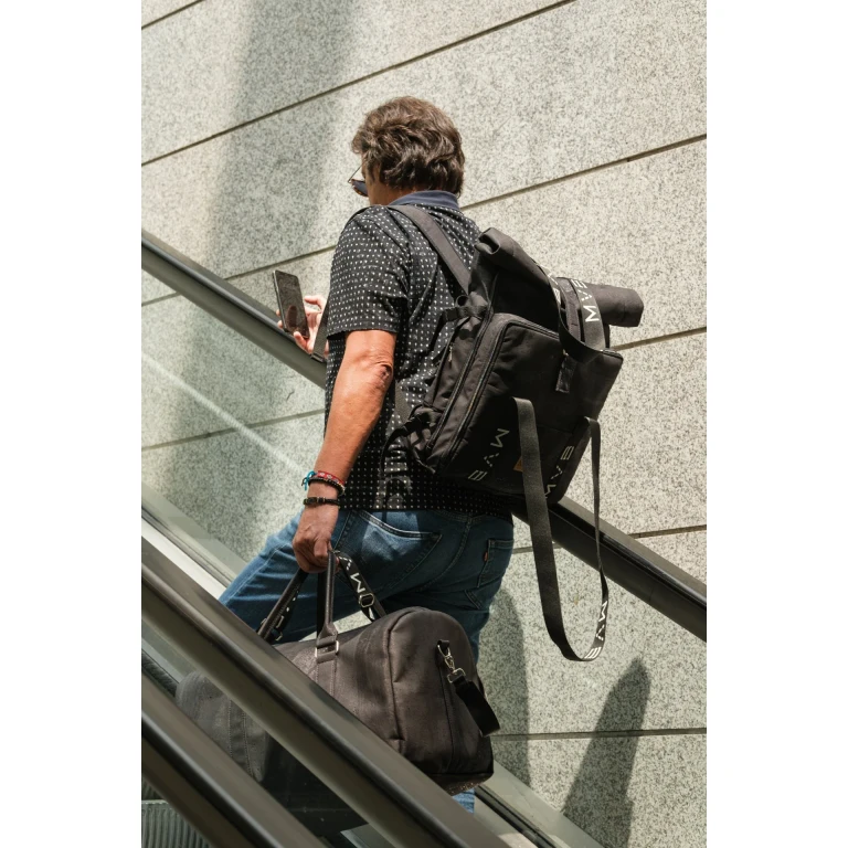 Xplorer Vegan Backpack for travel black