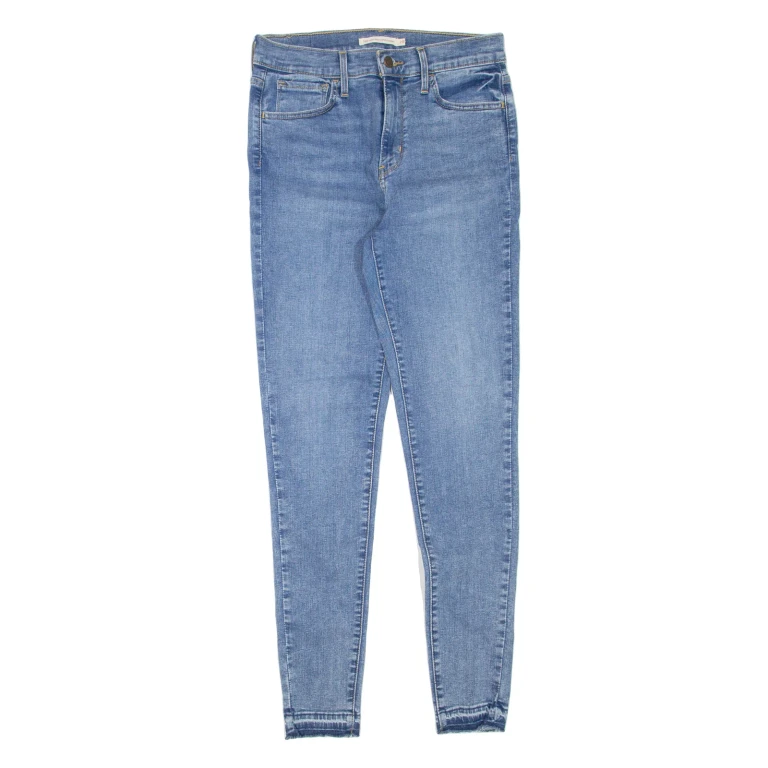LEVI'S 720 High Rise Womens Jeans Blue Regular Skinny Stone Wash W28 L30