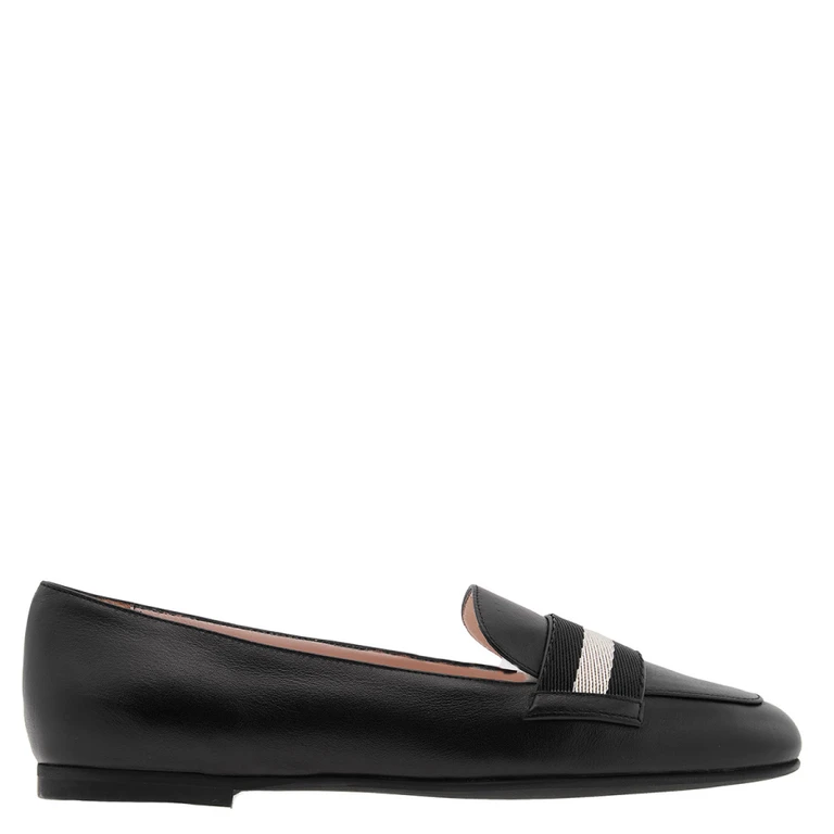 Bally Mady Leather Loafers, Brand Size 35.5 ( US Size 5 )