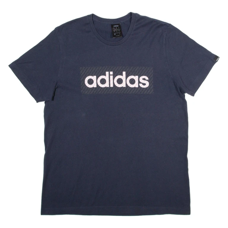 ADIDAS Mens T-Shirt Blue M (NN1-220824-13970)