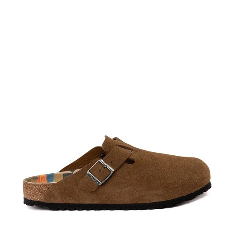 Arizona Shearling Suede Leather Sandals Narrow