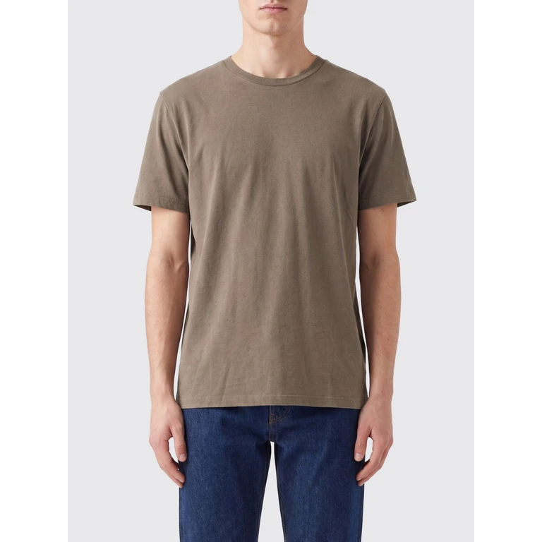 A. P.C. Cotton T-Shirt with Back Logo Print (COHBSM26470LAC)