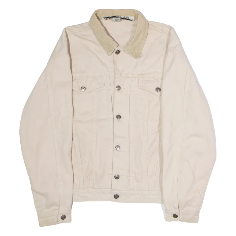 DIESEL Mens Denim Jacket Beige S
