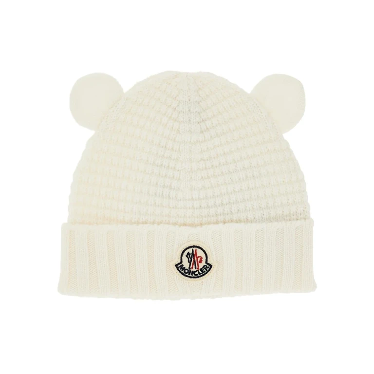 Teddy Bear ears wool beanie hat Kids XXXS