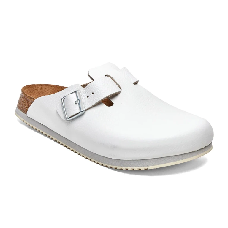 Boston Super Grip Leather Clogs