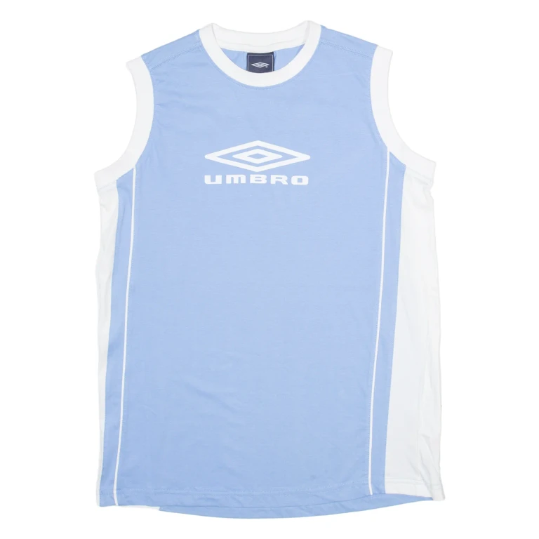 UMBRO Mens Vest Blue Sleeveless M