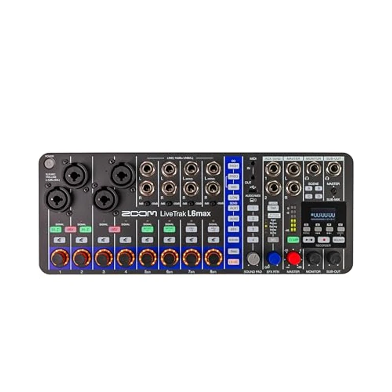 LiveTrak L6max Digital Mixer/Recorder