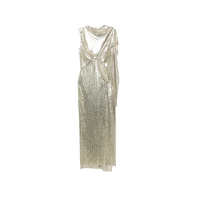 Rabanne Draped Chainmail Dress