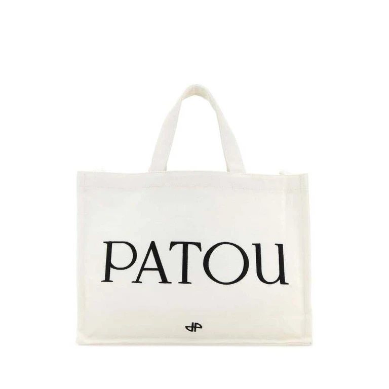 White Canvas Shopping Bag Exterior: Cotton Borse A Mano