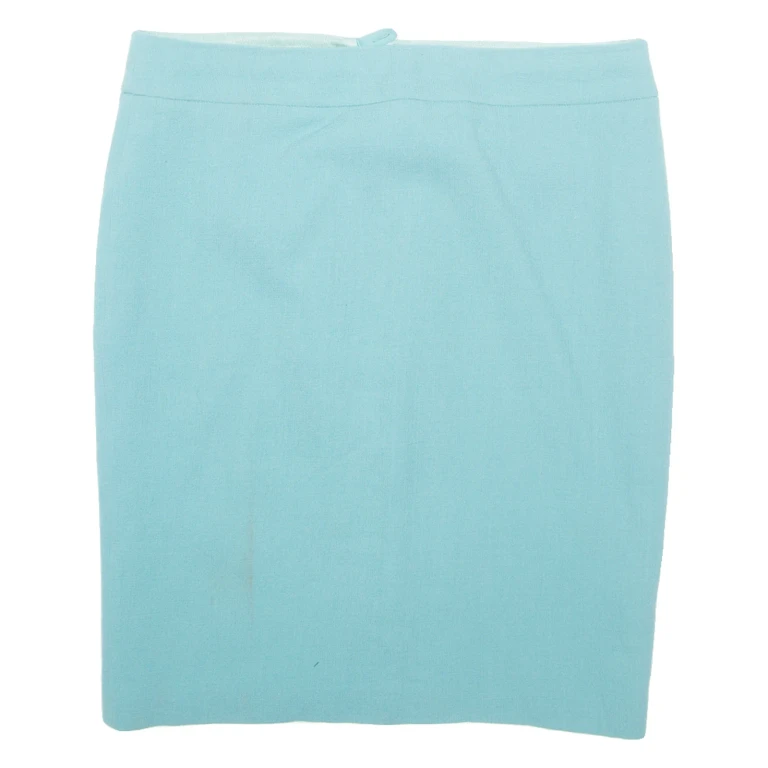 ARMANI COLLEZIONI Womens Pencil Skirt Blue Knee Length UK 10