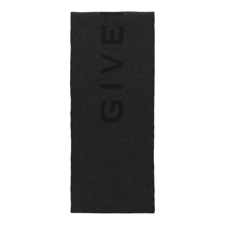 4G Logo Reversible Wool Scarf
