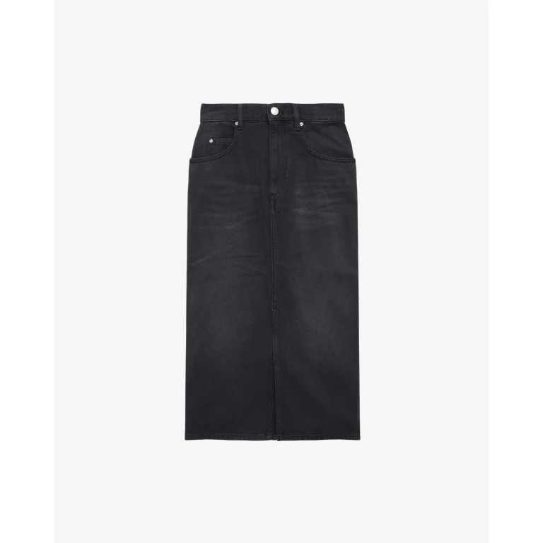 Jupe Tilauria - Femme - Noir Délavé - Taille40 - Isabel Marant