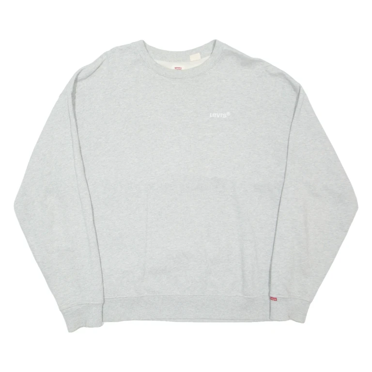 LEVI'S Womens Sweatshirt Grey S