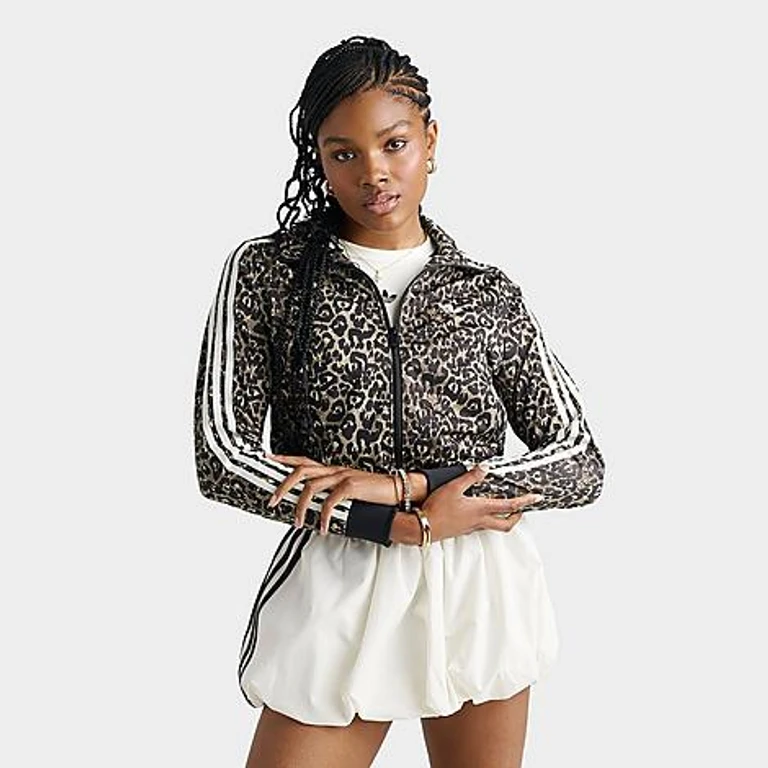 Originals Firebird Print Track Jacket in Leopard