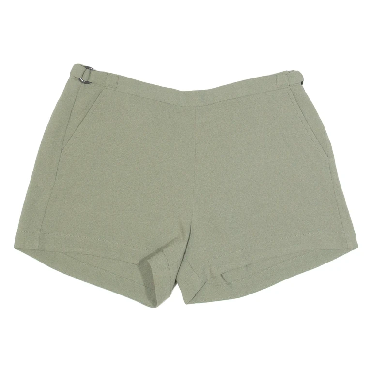 CALVIN KLEIN Womens Casual Shorts Green Relaxed S W30