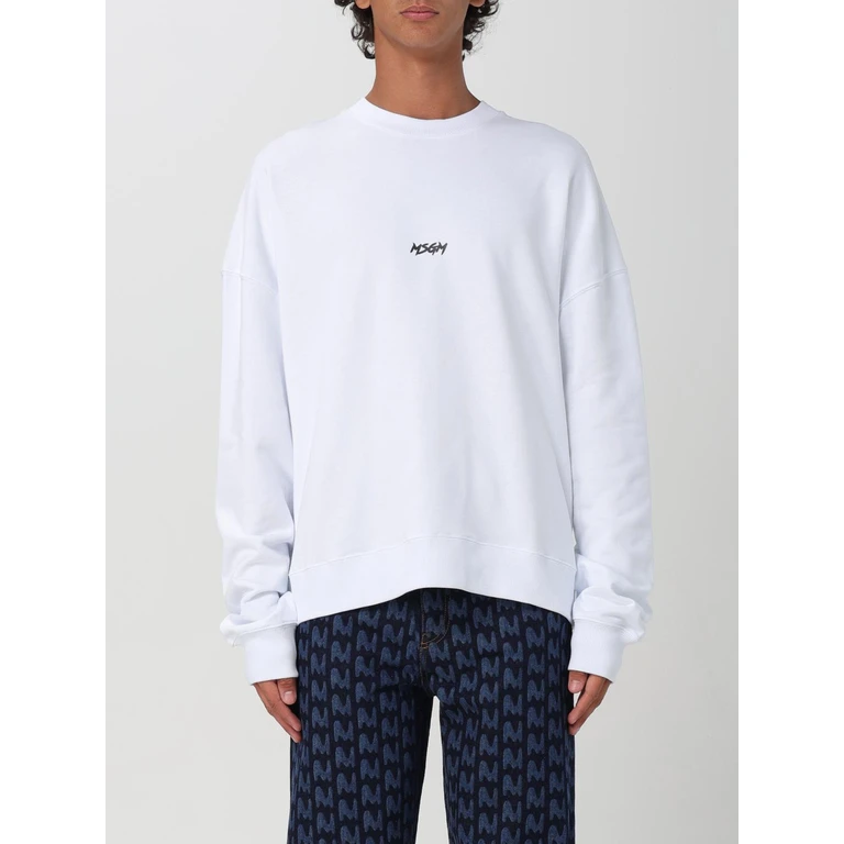 MSGM Sweatshirt Men color White (3740MM12024779901)