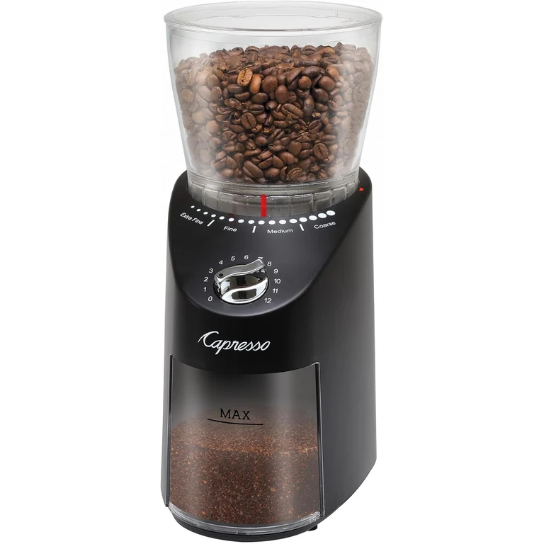 Infinity Plus Conical Burr Grinder (Black)