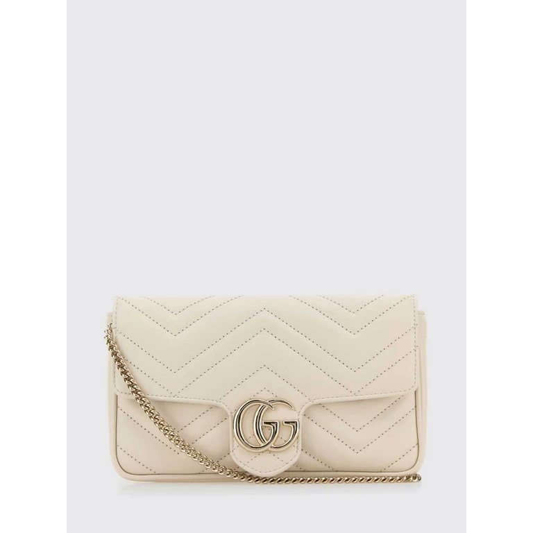 GG Marmont Mini Chevron Matelassé Leather Bag with Chain Strap (751526AAFPP9053)