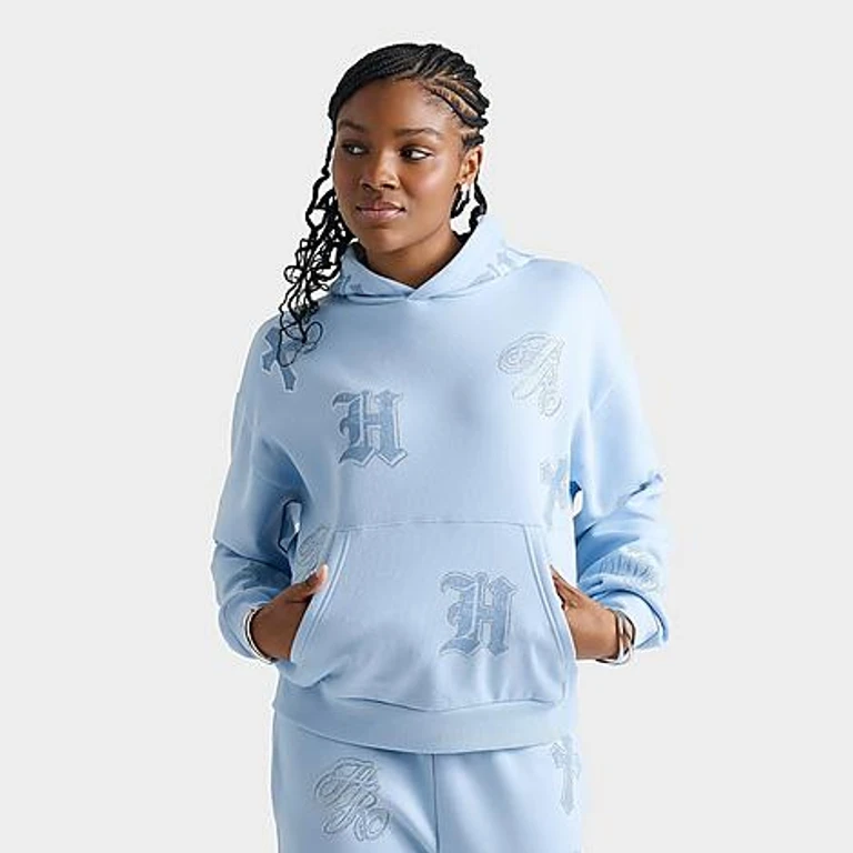 Hoodrich Women's Scarlet Pullover Hoodie in Clear Sky Size: XS
