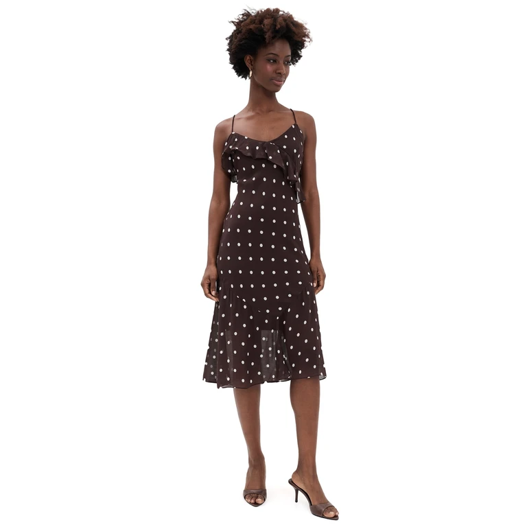 BAUM UND PFERDGARTEN Allis Dress Coffee Bean Dots 36