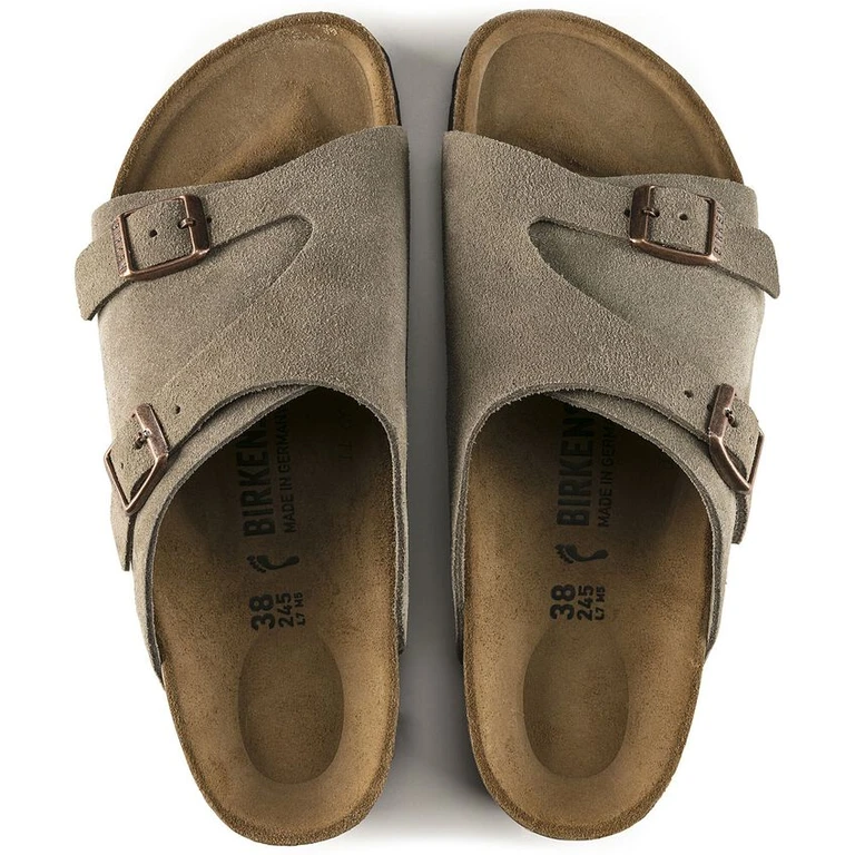 Unisex Zurich BS Suede Leather SF Taupe