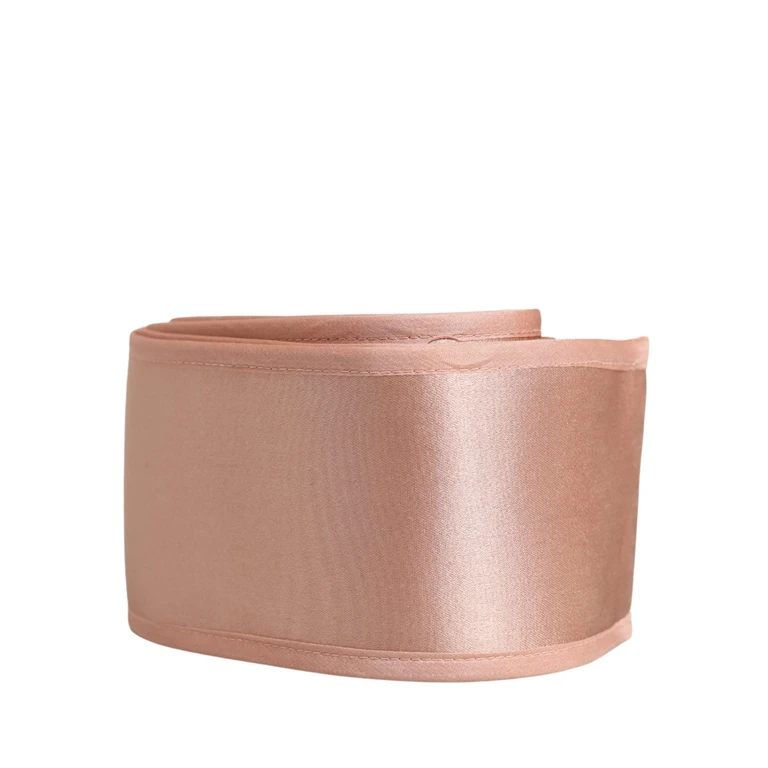 Dolce & Gabbana Light Pink Silk Satin Waist Women Cintura Belt - Women