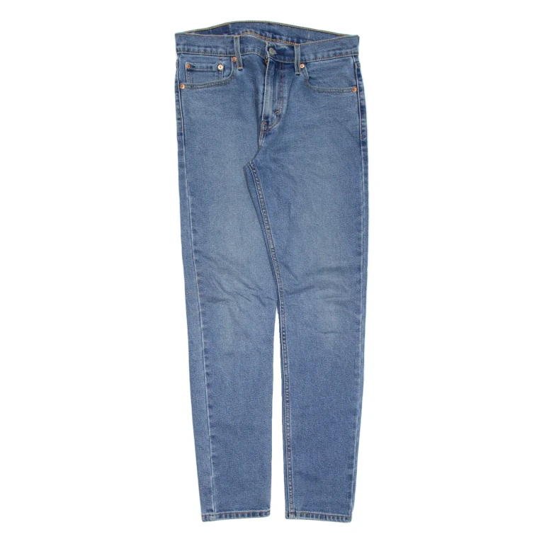 LEVI'S 512 Jeans Mens Blue Slim Tapered Stone Wash W30 L32