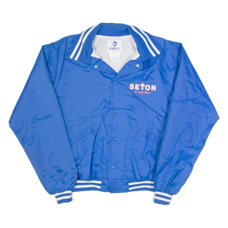 WINDLESS Deton Eagles Mens Varsity Jacket Blue USA M