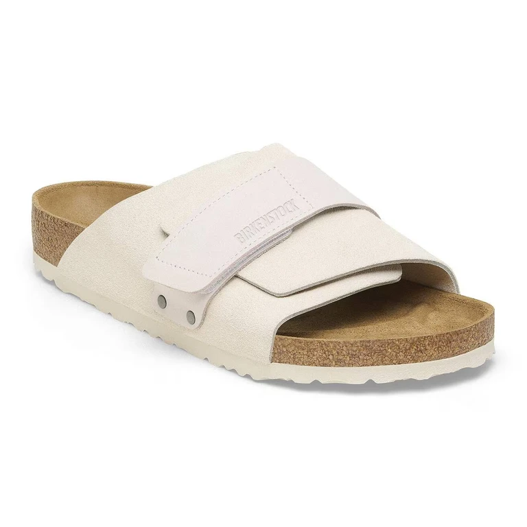Unisex Kyoto Nubuck Leather Antique White