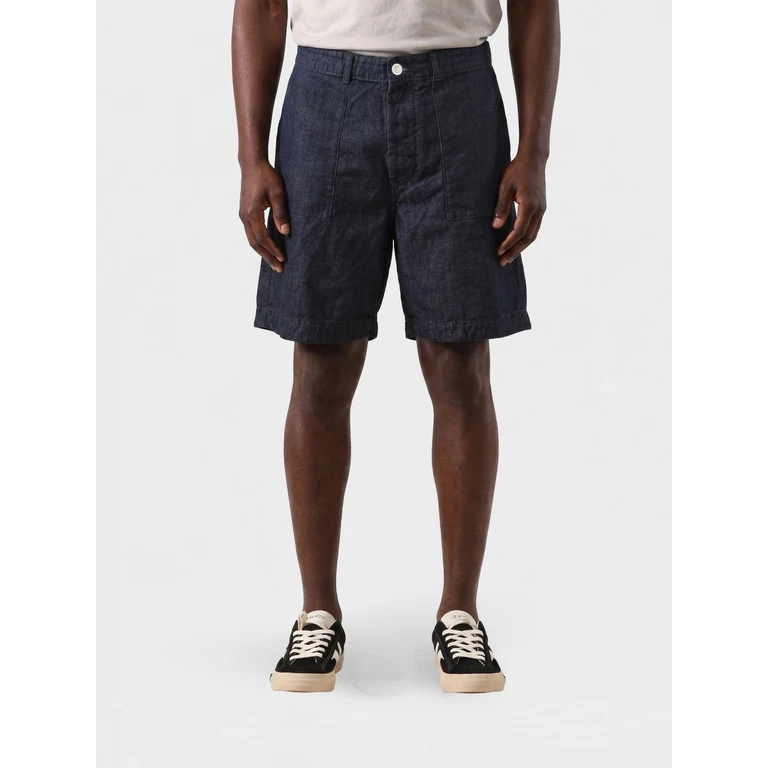 C. P. COMPANY Shorts Men color Denim (20CMBE180A110295WD08)