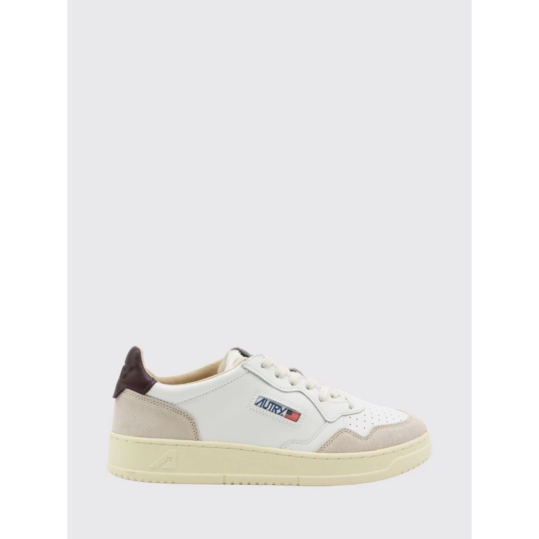 Medalist Low Sneakers in Leather, Suede and Nylon with a Bicolor Design (AULMLS18)