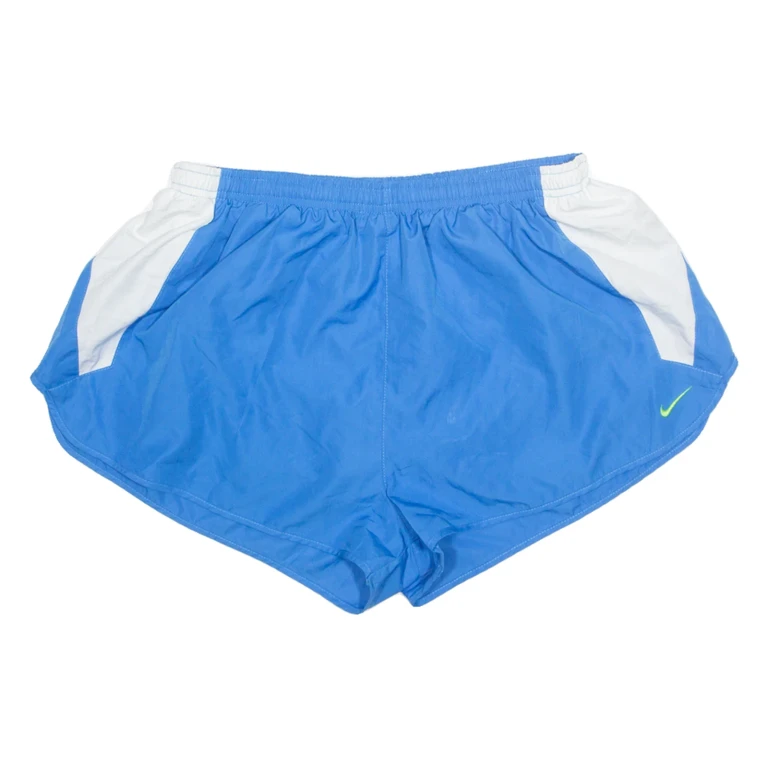 NIKE Lined Womens Sports Shorts Blue Relaxed XL W28