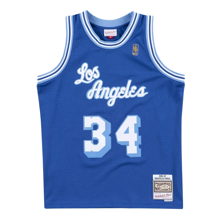 Men's NBA Swingman Alternate Jersey Lakers 96 Shaquille O'Neal
