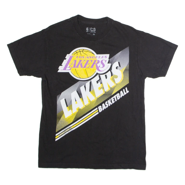 NBA Los Angeles Lakers Mens T-Shirt Black USA M