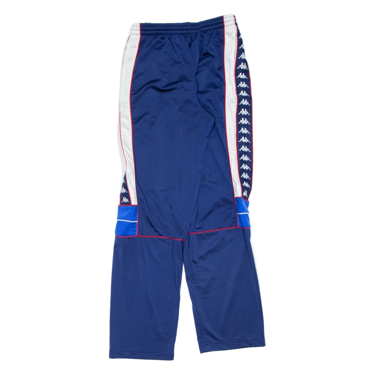 KAPPA Womens Track Pants Blue Tapered XL W28 L33