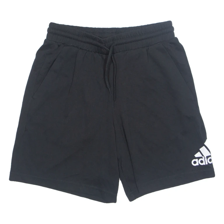 ADIDAS Mens Sports Shorts Black Relaxed S W26