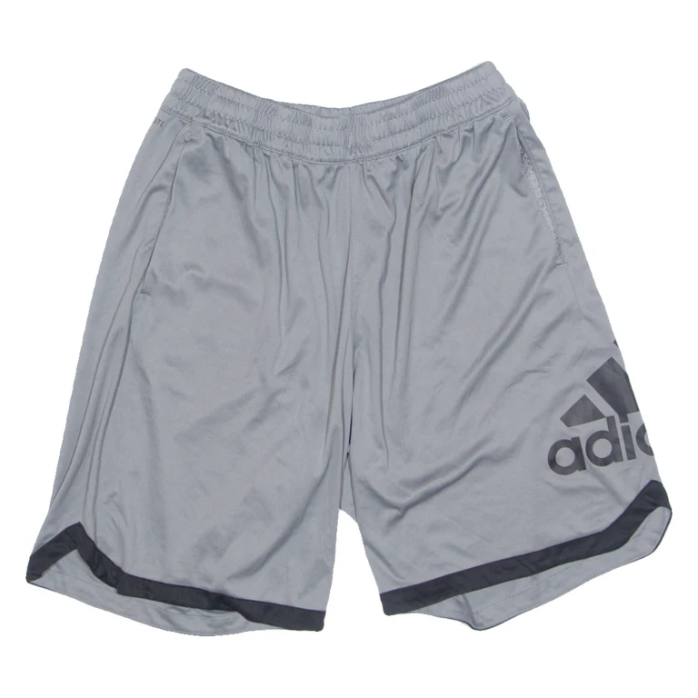 ADIDAS Mens Sports Shorts Grey Relaxed XL W28