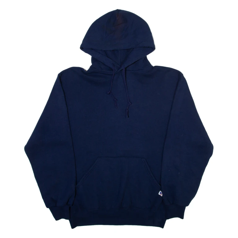 RUSSELL ATHLETIC New Trier Swim Club Mens Blue Hoodie USA M