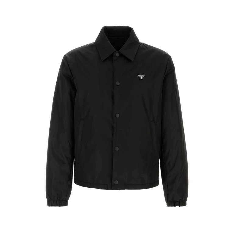 Prada Black Re-Nylon Jacket Nero Giubbini - Men